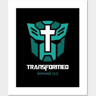 transformed romans 12 2 mint Posters and Art